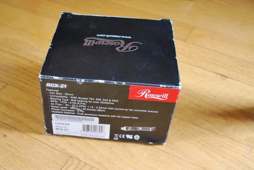 NOS Open Box Rosewill RCX-Z1 92mm CPU Cooling Heat Sink Fan - Picture 2 of 9