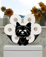 Funny Dog Animal Decorative Roll Holders, Black Animal Cute Dog Decor Holder ...