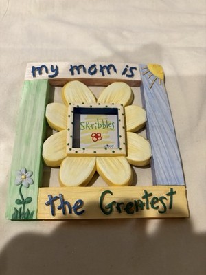 Russ Scribbles ''My Mom Is The Greatest '' picture frame 2''x2''