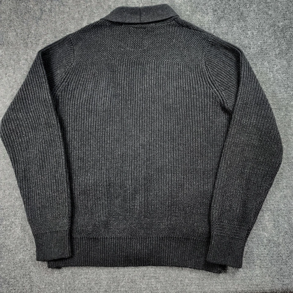 Мужской кардиган American Eagle свитер M серый коренастый вязаный опрятный Grandpa Academia - Изображение 3 из 4