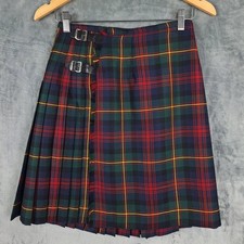 Geoffrey Tailor Highland Crafts Kilt Womens 39x21 Wool Plaid Royal Mile Scotland