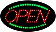 Large OPEN LED Sign 23" x 14" for Store Business  Animated Motion See Video 