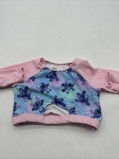 Disney Stitch Long Sleeve Shirt Youth Girl 4T Aop Multicolor .. 32717