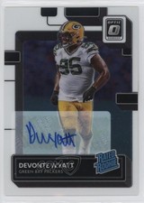2022 Panini Donruss Optic Rated Rookie Auto 49/150 Devonte Wyatt #255 Auto 13lw