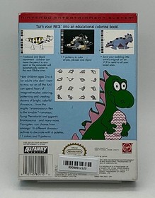 Color A Dinosaur Nintendo NES CIB Complete