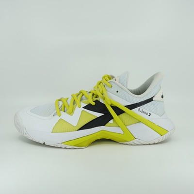 Diadora B.Icon 2 All Ground Tennis Shoes Women s 10 White Yellow