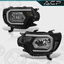 Replacement Black Sequential Led Drl Head Lights Bumper Lamps For 12-15 Tacoma Replacement Black Sequential Led Drl Head Lights Bumper Lamps For 12-15 Tacoma