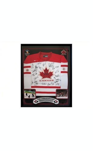 Rare 2010 Canada Olympic Gold Medalist Team Jersey with 25 Player Signatures