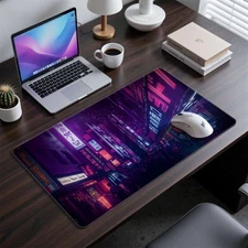 1pc XXL Large Gaming Desk Mat Compatible for PCLaptop - Non-Slip XXL Mouse & Key