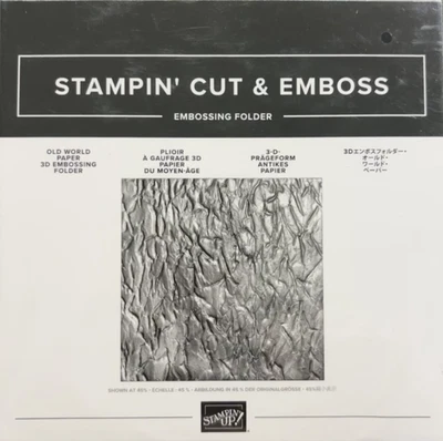 Stampin' Up! Cut & Emboss & Sizzix Big Shot Embossing Folders - Your Pick