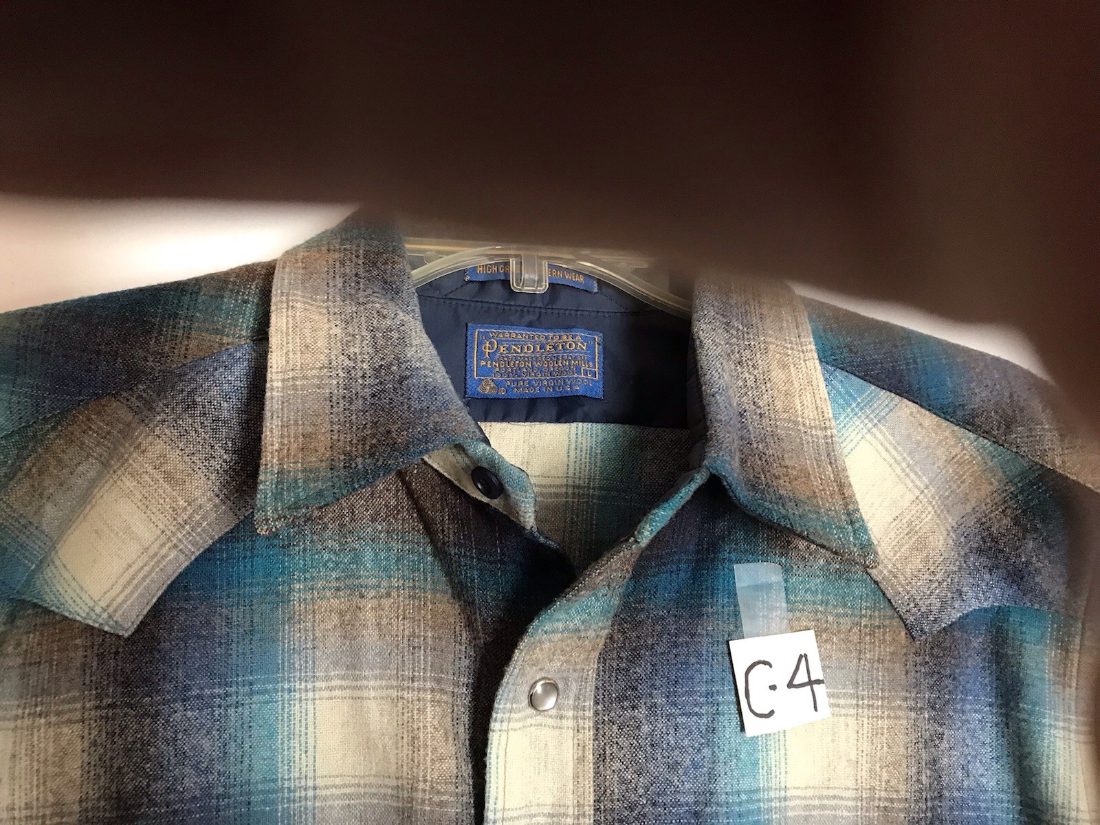 Classic original Pendleton Large  Western Wool Sh… - image 3