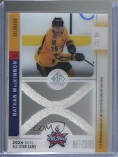 2024 Upper Deck SP Game Used All-Star Net Cord Relics 27/35 Nathan MacKinnon f7a