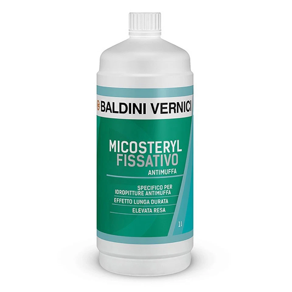 Baldini Vernici MICOSTERYL FISSATIVO Antimuffa primer uniformante all'acqua 1 LT - Immagine 2 di 3