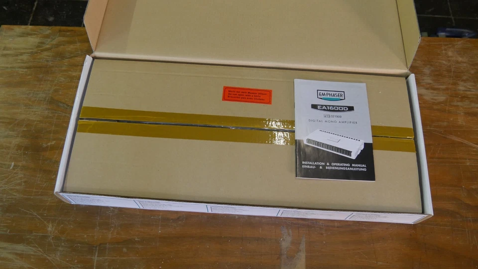 Emphaser EA 1600D Endstufe 1 Kanal Verstärker ECHTE 2000 Watt an 1 Ohm Retro - Bild 3 von 4