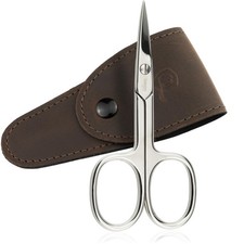 Straight nail scissors made in Germany Solingen incl. case for precise cutti...