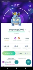 Pokémon Non Shiny Nidoqueen with Crown - 20k Sta.rd