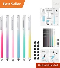 Stylus Pens for Touch Screens 6 Pack, High Sensitivity and Precision Capaciti...