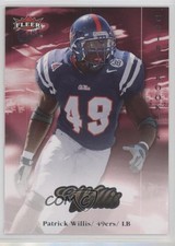 2007 Fleer Ultra Rookies Target Rookie Variation Patrick Willis #230 HOF 6k2