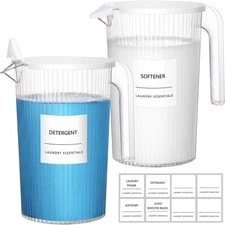 Lifewit Plastic Laundry Detergent Dispenser with Handle,51oz Detergent container