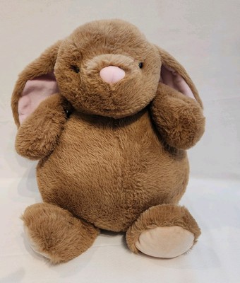 Walmart Brown Eco Bunny Rabbit Plush Floppy Long Ears Round Belly