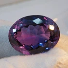 42.10 Ct Natural Color Change Alexandrite  oval Cut Certified Loose Gemstone