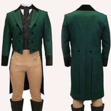 Men's Victorian Fancy Outfit 18th Century Regency Tailcoat