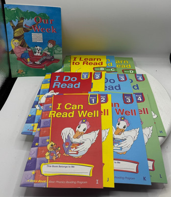 Abeka K5 Basic Phonics Reading Program Lot 11 Readers & Our Week