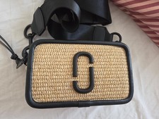 Marc Jacob’s Woven Straw Snapshot Bag
