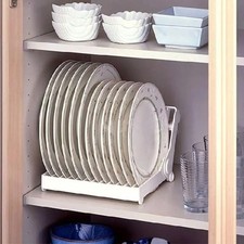 Dish Holder - Multifunctional Plate Drain Rack - Space Saving Storage