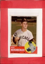 1963 Topps #254 Mike Hershberger NM+ White Sox ID:71582