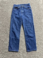 Vintage 80s 90s Lee riders Classic Fit Straight Leg Jeans Fits 28x29 Dark Wash