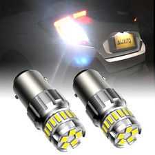 2pcs 1157 Led Brake Light Safety Stop Tail Parking Bulbs Bright White 2057 2357
