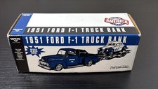 Ertl Company Wix Filters 1951 Ford F-1 Truck Bank 1/24 Die Cast Bank NOS