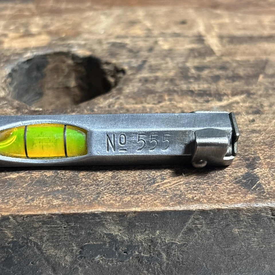 Vintage Stevens No. 555 String Level For Woodworking And Carpentry - Image 4 of 4