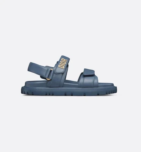 Taille EU38 Sandale Dior Dioract bleu foncé peau d'agneau HSSOGXB5E