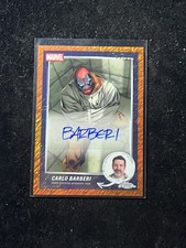 2025 Topps Chrome Deadpool CARLO BARBERI Orange Shimmer Auto /25 MCBA-CB Artist