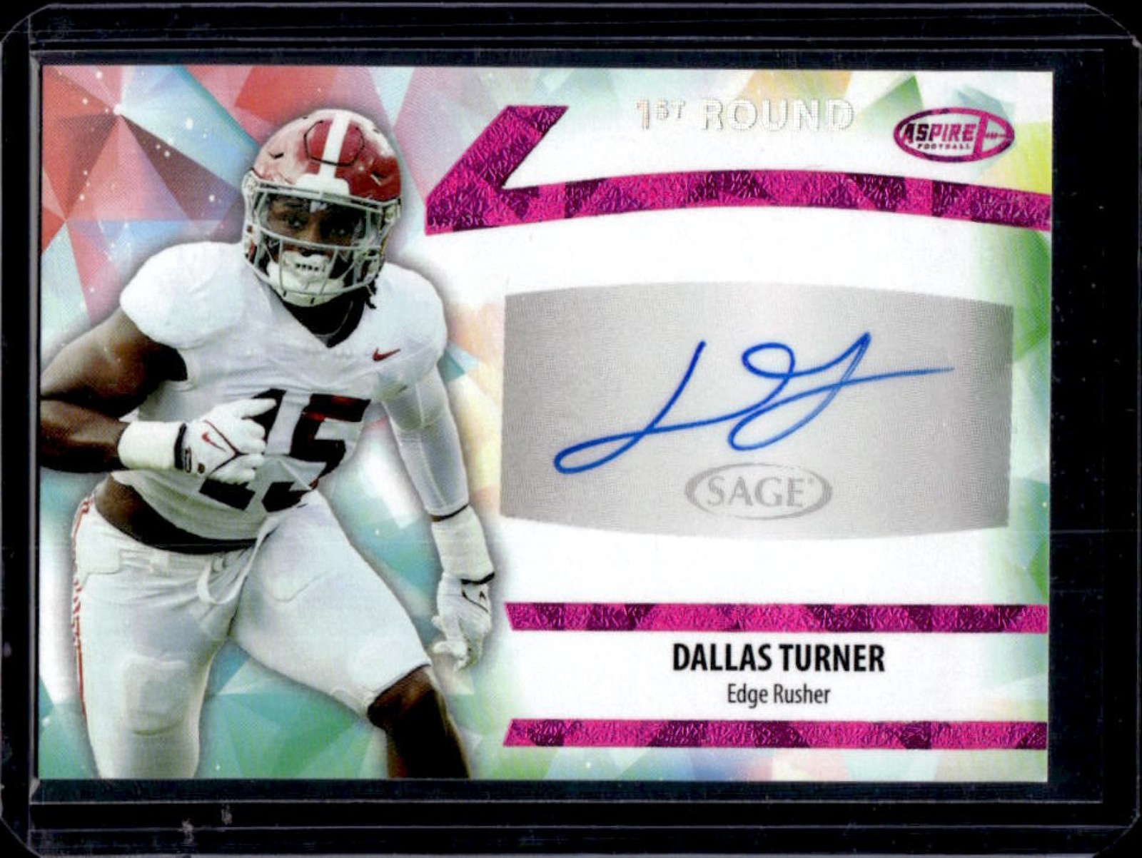 Dallas Turner Sage Aspire Autographs #ASPDT Base