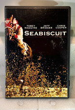 Seabiscuit DVD. 2003, Widescreen, Tobey McGuire, Jeff Bridges With Case Tested