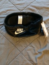 Nike Black Faux Fur Lined Headband Unisex One Size Ear Warmer