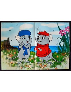 manifesto LE AVVENTURE DI BIANCA E BERNIE The Rescuers walt disney S03