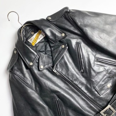 Schott Perfecto Double Riders Leather Jacket USA Made Size 40 L