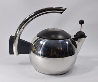 AMC Wasserkessel Edelstahl Flötenkessel Teekessel Vintage Temperaturanzeige