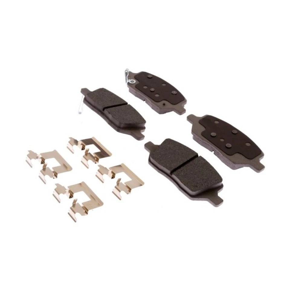 Pastillas de freno traseras ACDelco originales para VPG MV-1 2011 2012 ranuradas por fricción de cerámica Foto 2 de 4