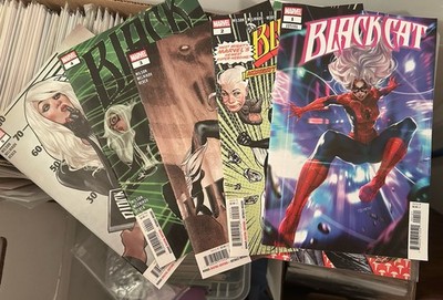 Marvel Black Cat 1,2,3,4,5  all Adam Hughes cover except 1