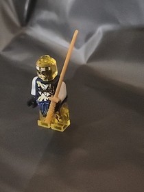 Lego Ninjago Minifigure Ghost Ninja Attila / Ming / Spyder with Sword 70735!