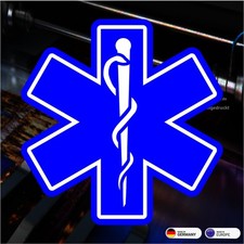 Star of Life Logo, Aufkleber, retroreflektierende oder normale Farben