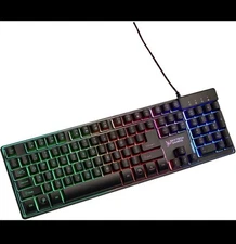 Skytech Gaming Classic K-1000 RGB Gaming Keyboard, 104 Keys USB Wired Keyboard