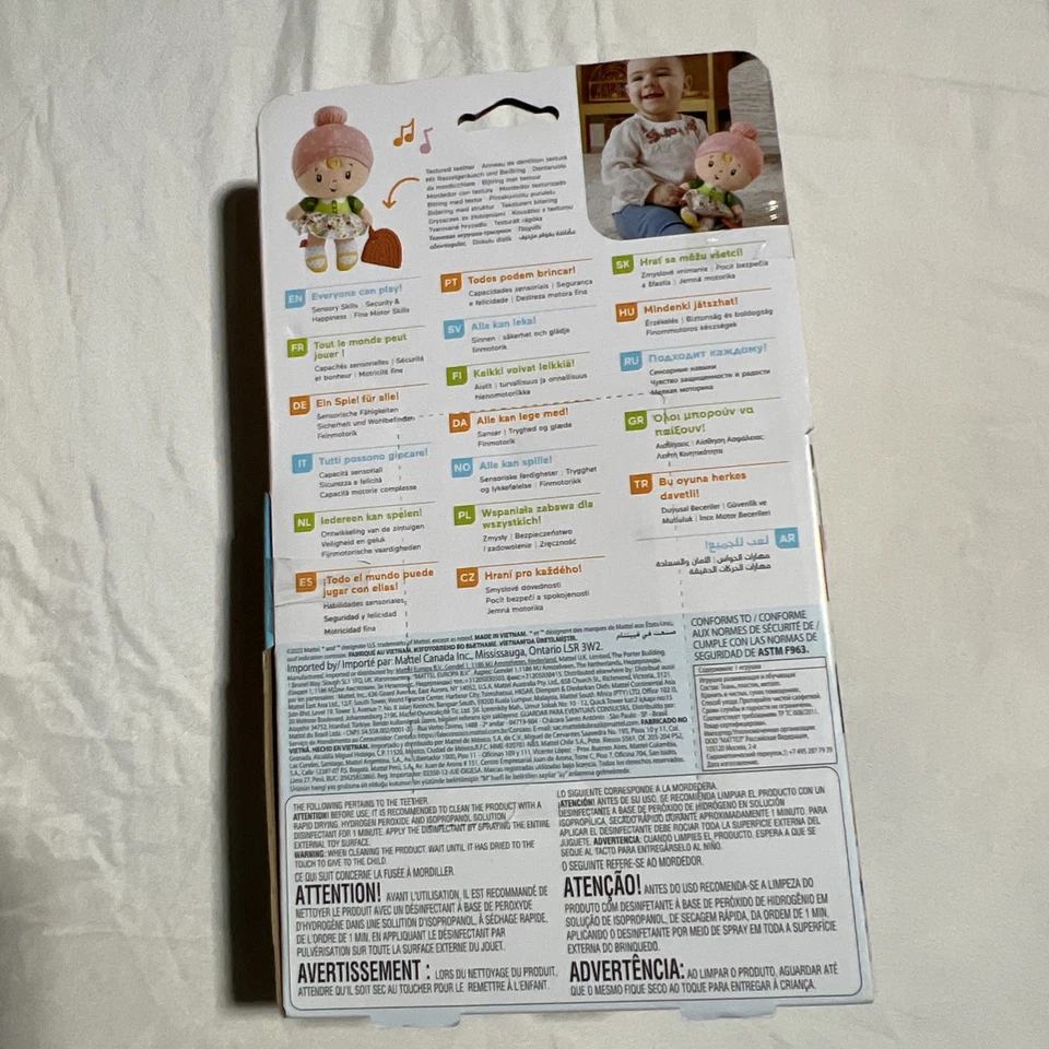 ¡¡¡NUEVO!!!   Primer Babydoll Fisher Price Cuddle & Chime con mordedor.  Med. Cutis Foto 2 de 2