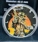U.S. Mint American Eagle 1oz .999 Silver Colorized Liberty Skeleton 2020