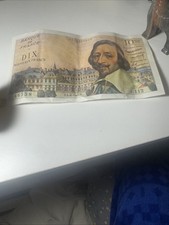 Rare 10 Franc Bill From The 1960s In France It’s Valued At My Valued At $1200